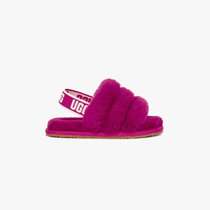 Ugg Fluff Yeah Kids Slippers Pink (0984ENYWG)